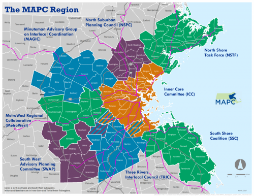 MAPC_Subregions_2017_letter_nonames MAPC_Subregions_2017_letter_nonames