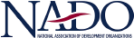 nado-logo NADO logo. In large, capitalized blue letters it says, "NADO". In smaller, blue text underneath it says, "National Association of Development Organizations".