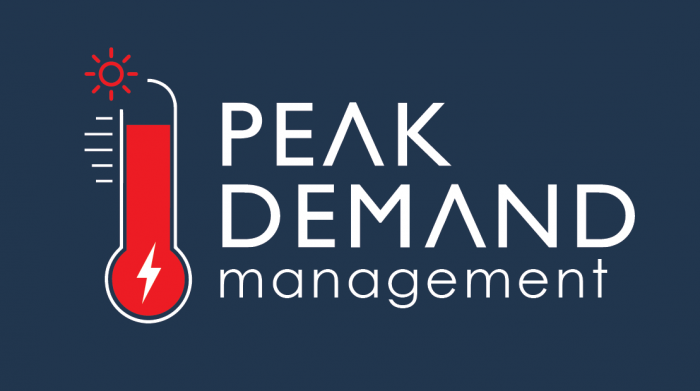 BlueBkg_SummerPeak_Original Peak Demand management logo