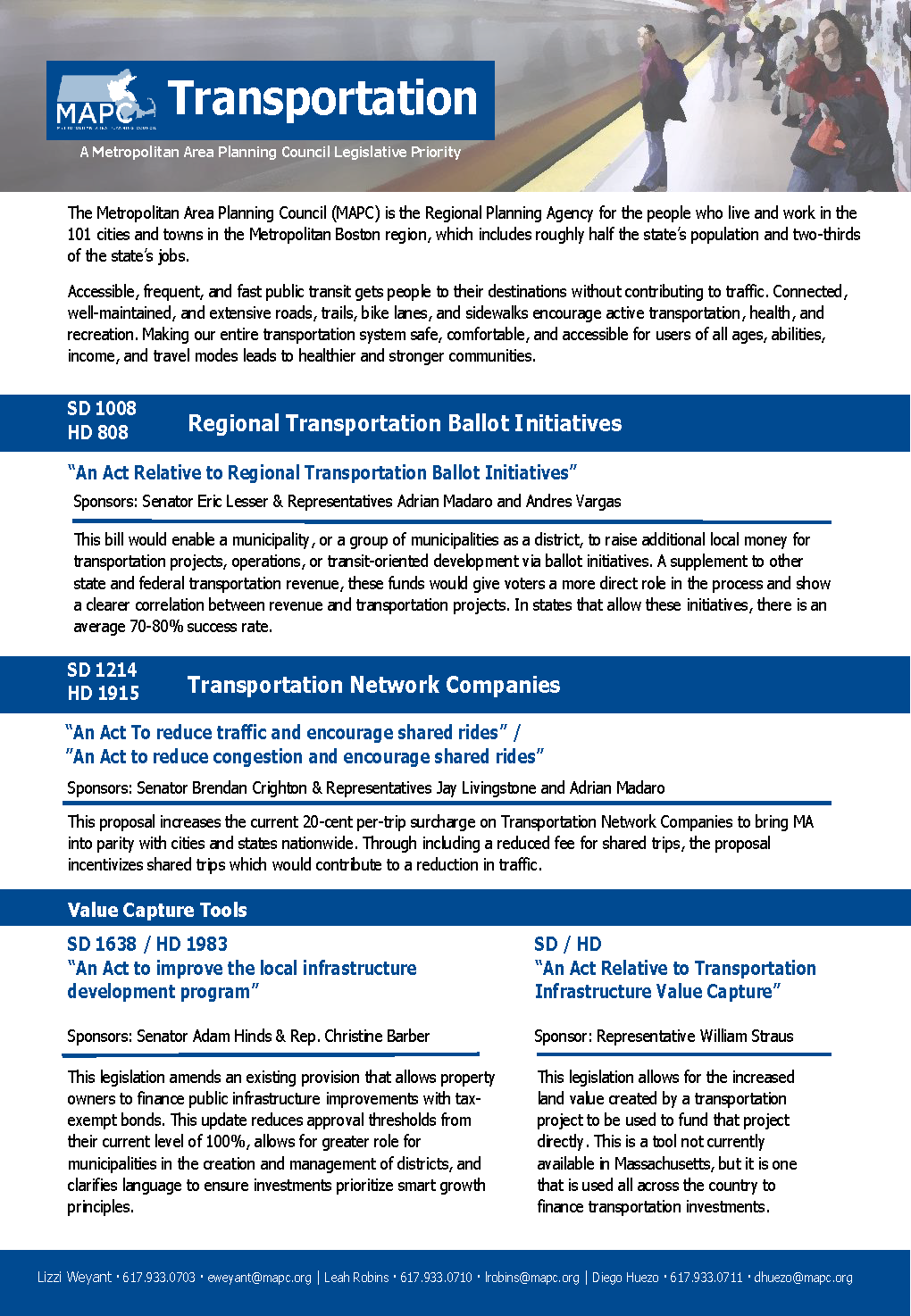 Photo of Transportation One Pager PDF