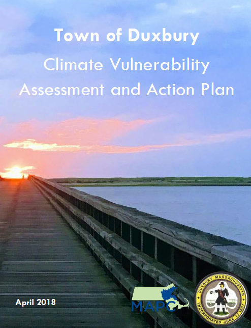 Cover: Duxbury Climate Vulnerability Assessment and Action Plan