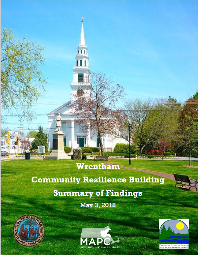 Wrentham Community Resilience Building Summary of Findings Cover