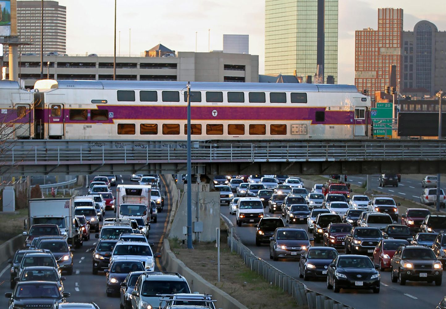 Traffic heading south on the southeast expressway