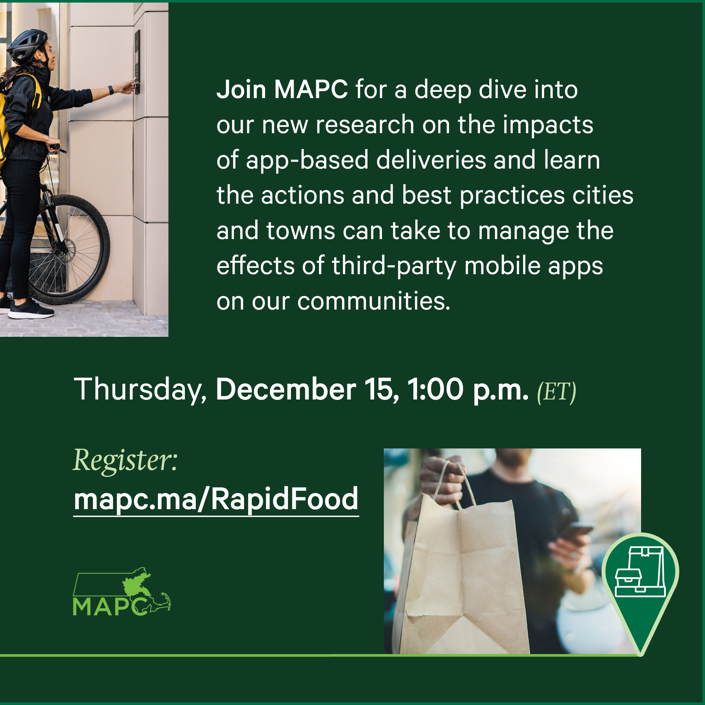 From App to Table: Rapid Food Deliveries in Massachusetts | Webinar